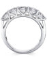 ფოტო #4 პროდუქტის Certified Five-Stone Diamond Band Ring in 14k White Gold (1-1/2 ct. t.w.)