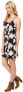 Фото #3 товара kensie 241275 Womens Botanical Florals Shift Dress Black Combo Size Large