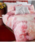 100% Cotton Rose Bloom Print Duvet Cover Set With Matching Pillow Cases Queen