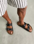 Фото #4 товара Birkenstock Arizona birko-flor sandals in black