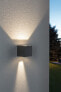 PAULMANN 180.00 - Outdoor wall lighting - Grey - Aluminium - IP65 - II - Wall mounting