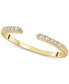 ფოტო #1 პროდუქტის Diamond Cuff Ring (1/10 ct. t.w.) in 14k Yellow, White or Rose Gold, Created for Macy's