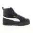 Фото #1 товара Puma Mayze Mid 38117002 Womens Black Synthetic Lifestyle Sneakers Shoes