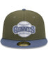 ფოტო #3 პროდუქტის Men's Olive, Blue San Francisco Giants 59FIFTY Fitted Hat