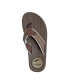 Фото #2 товара Men's Rag Time Canvas Frayed Flip Flop