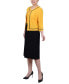 Фото #3 товара Women's 3/4 Sleeve Dress, 2 Piece Set