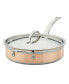 Фото #1 товара CopperBond Copper Induction 3.5-Quart Covered Saute with Helper Handle