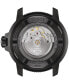 ფოტო #2 პროდუქტის Men's Seastar 2000 Professional Powermatic 80 Automatic Two-Tone Rubber Strap Watch 46mm
