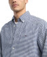 ფოტო #2 პროდუქტის Men's Gingham Long Sleeve Button-Down Oxford Shirt