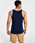 Фото #2 товара Men's Dyan Sleeveless Contrast Trim Tank, Created for Macy's