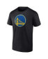 Фото #3 товара Men's Black Golden State Warriors Primary Logo T-shirt