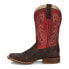 Фото #3 товара Tony Lama Luciano Wide Square Toe Cowboy Mens Brown Casual Boots TL3030