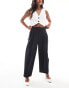 Фото #4 товара ASOS DESIGN Petite tailored barrel leg trouser in black