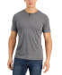 ფოტო #1 პროდუქტის Men's Solid Henley, Created for Macy's