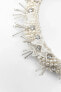 FAUX PEARL AND RHINESTONE HEADBAND