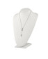 ფოტო #3 პროდუქტის Cross/Infinity Adjustable up to 25 inch Slip-on Cable Chain Necklace