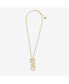 ფოტო #2 პროდუქტის INK + ALLOY Bianca Tiger Statement Necklace Brass