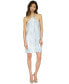 ფოტო #1 პროდუქტის Women's Metallic-Print Sequined Chain Mini Dress