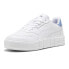 Puma Cali Court Leather Lace Up Womens White Sneakers Casual Shoes 39380211
