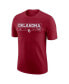 Фото #3 товара Men's Crimson Oklahoma Sooners Wordmark Stadium T-shirt