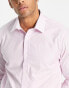 Фото #4 товара Ben Sherman micro texture shirt in pink