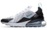 Кроссовки Nike Air Max 270 Low Top Shoes Black/White Blue