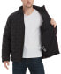 Men's Stretch Seamless Brick Quilted Full-Zip Puffer Jacket