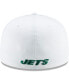 Фото #3 товара Men's White New York Jets Omaha 59FIFTY Fitted Hat