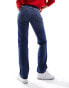 & Other Stories high waist slim leg jeans in dark blue DUNKLES MITTELBLAU, W27 - фото #3