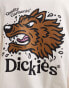 Dickies round up back print t-shirt in off white