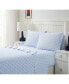 Фото #1 товара Tommy Hilfiger Ithaca Anchors Cotton 4 Piece Sheet Set, Queen