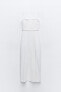 Фото #2 товара Платье миди из смесового льна ZARA