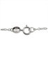 ფოტო #2 პროდუქტის Sterling Silver White Cubic Zirconia Square Asscher-cut Necklace