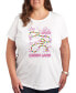 Фото #1 товара Air Waves Trendy Plus Size Candy Land Graphic T-shirt