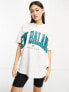 Фото #1 товара New Balance large logo t-shirt in washed white