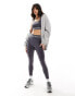 Фото #1 товара ASOS Weekend Collective seamless leggings with branded waistband in charcoal