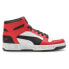 Фото #1 товара Puma Rebound Layup Scratch Lace Up Mens Red, White Sneakers Casual Shoes 395043
