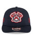 Фото #4 товара Men's Navy Atlanta Braves 2024 Clubhouse Low Profile 59FIFTY Snapback Hat