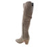 Фото #6 товара Diba True Money Maker 68718 Womens Brown Suede Slip On Knee High Boots