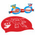 Фото #5 товара Шапочка и очки для плавания Super Wings Детский (12 штук)