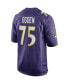 ფოტო #4 პროდუქტის Men's Jonathan Ogden Purple Baltimore Ravens Game Retired Player Jersey