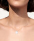 ფოტო #2 პროდუქტის Lab Grown Diamond Sunburst 18" Pendant Necklace (1/2 ct. t.w.) in Sterling Silver