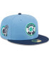 Фото #1 товара Men's Light Blue, Navy Boston Red Sox Green Undervisor 59FIFTY Fitted Hat