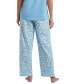 Women's Sleepwell Printed Knit Pajama Pant made with Temperature Regulating Technology