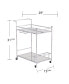 Ivers Metal Mirrored Bar Cart