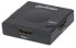 Фото #1 товара Manhattan HDMI Switch 2-Port - 1080p - Connects x2 HDMI sources to x1 display - Automatic and Manual Switching (via button) - No external power required - Black - Three Year Warranty - Blister - HDMI - 1.3b - Plastic - Black - 5 m - 480i - 480p - 576i - 576p - 720p