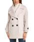 Фото #3 товара Cinzia Rocca Icons Short Wool & Cashmere-Blend Coat Women's 8