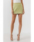 ფოტო #3 პროდუქტის Women's Chain-Trimmed Mini Skirt