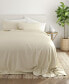 Фото #5 товара Expressed In Embossed by The Home Collection Checkered 4 Piece Bed Sheet Set, King