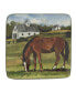 York Stables Set of 4 Canape Plates 6"